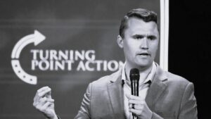 Fotografía editorial de Charlie Kirk en Estados Unidos