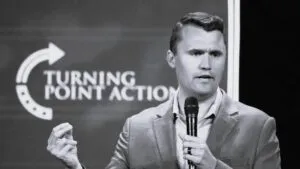 Fotografía editorial de Charlie Kirk en Estados Unidos