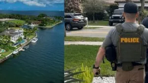 Vista de Miami mostrando las dos caras de la ciudad, con migrantes y millonarios reflejando contrastes sociales y económicos