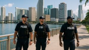 Agentes federales refuerzan seguridad en Miami con mayor presencia para proteger sectores económicos estratégicos