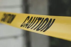 Vista aérea de un barrio residencial en Miami tras intervención policial luego de un tiroteo