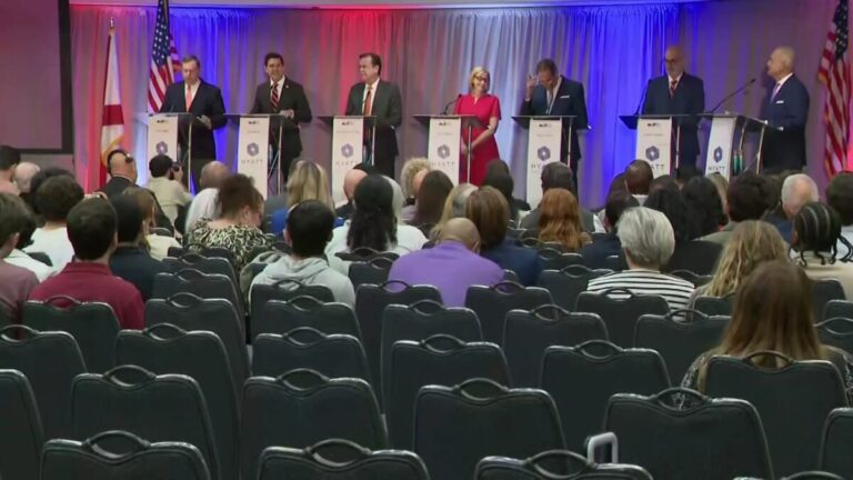 Candidatos a la alcaldía protagonizan debate en Miami con propuestas sobre vivienda, seguridad y corrupción rumbo a las elecciones de noviembre.