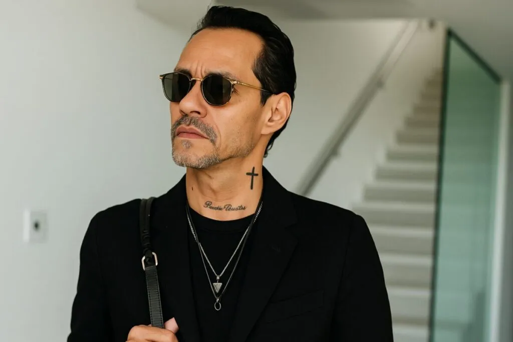 Marc Anthony en un entorno moderno tras vender su condominio de lujo en Miami