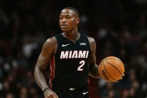 Imagen editorial de Terry Rozier detenido en Miami-Dade, relacionada con su estatus en Miami Heat