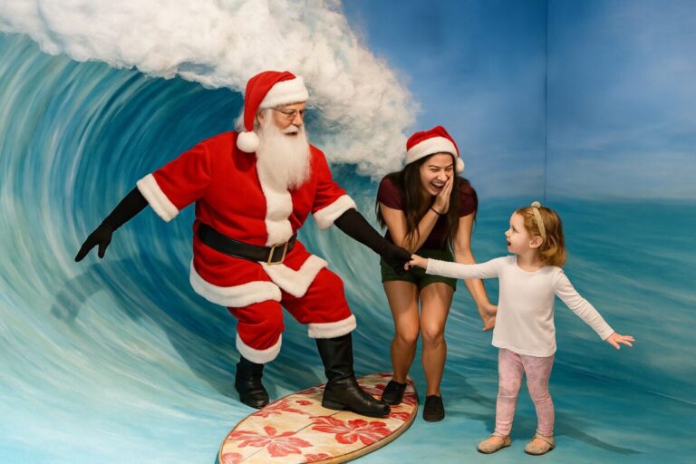 Santa Claus y familias hispanas disfrutan del Bosque Encantado en Miami antes de su cierre definitivo