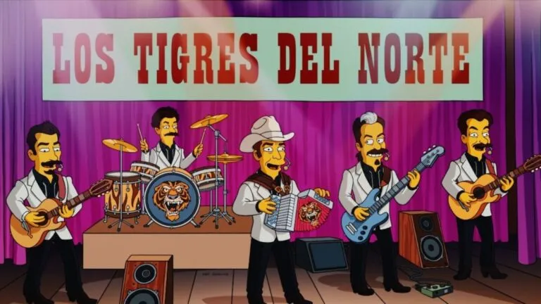 Los Tigres del Norte aparecen en Los Simpson con un corrido original