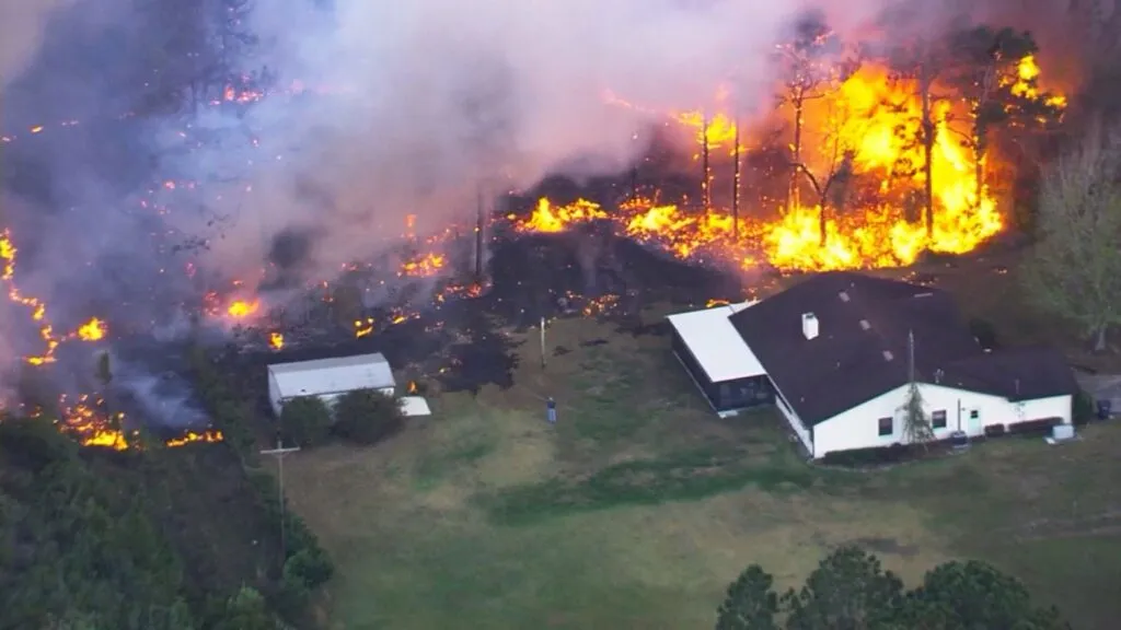 Incendios forestales amenazan Florida por clima seco y vientos