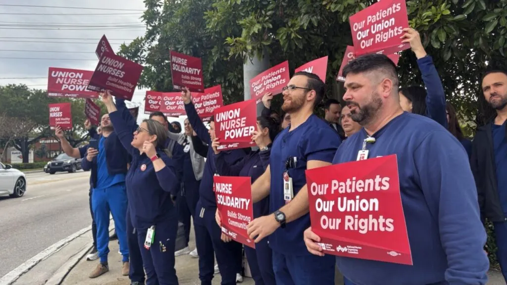 El personal de enfermería del sur de Florida alcanza un acuerdo laboral con mejoras salariales y mayor seguridad para pacientes