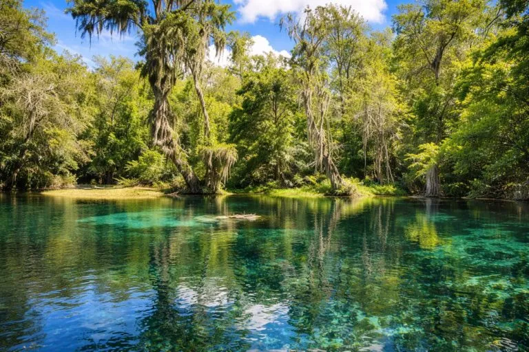 Bosque fantasma emergente en el embalse Rodman