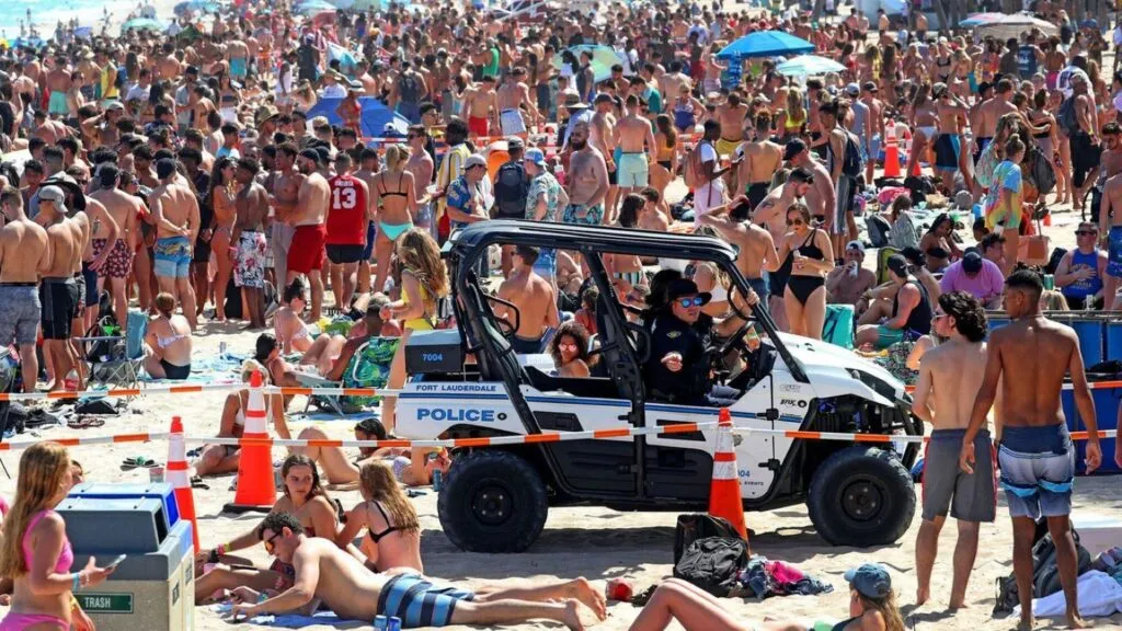 Medidas de seguridad y prevención durante spring break en Fort Lauderdale
