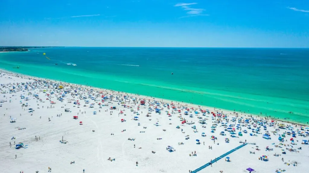 Siesta Beach reconocida como playa más recomendada en Florida por Tripadvisor