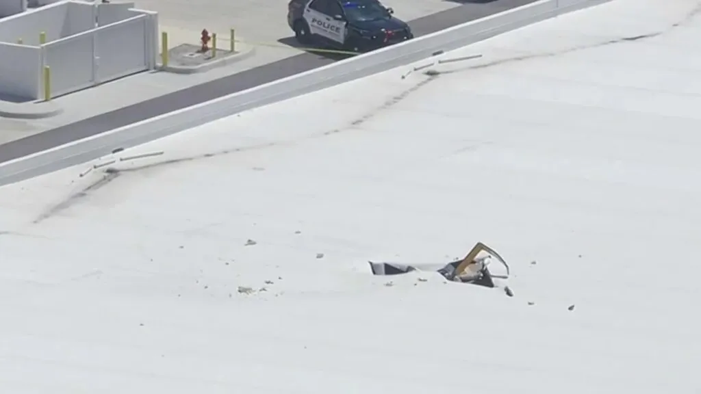 accidente de helicóptero en Florida tras impacto en almacén de Boynton Beach