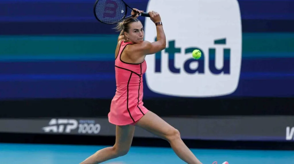 Masters 1000 de Miami con jugadoras como Sabalenka y Gauff disputando cuartos de final del torneo WTA