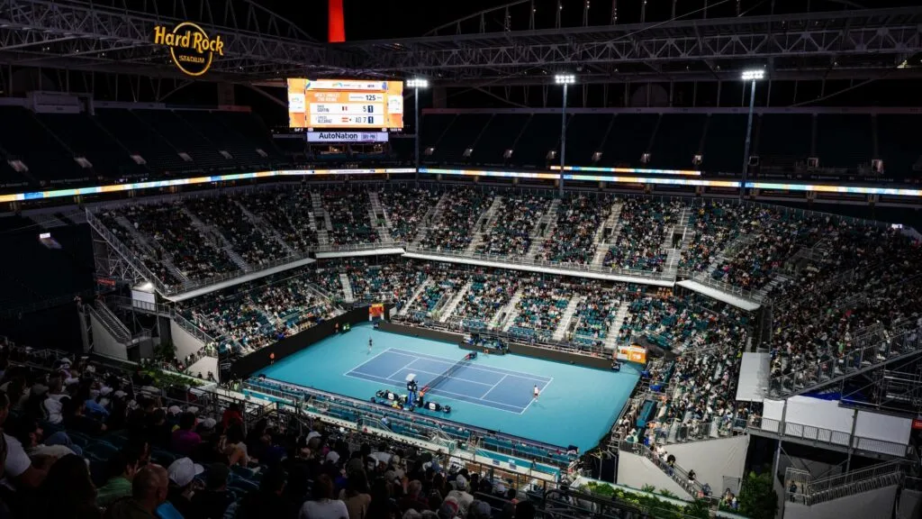 Miami Open 2026 torneo de tenis en el Hard Rock Stadium con los mejores jugadores del circuito