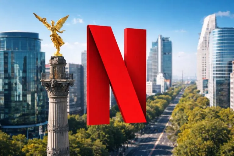 Gráfica editorial con texto “tarifas Netflix México 2026” destacando ajustes de precios en suscripción mensual