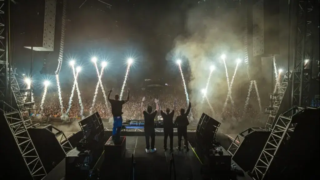 Swedish House Mafia en escenario de Ultra Miami con Eric Prydz durante set histórico de música electrónica