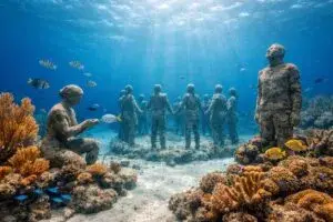 Galería submarina impulsa turismo sostenible en Miami con arte ecológico y arrecifes artificiales