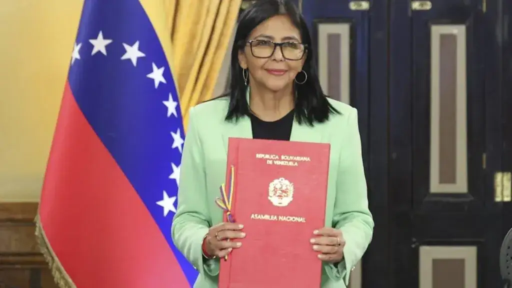 Delcy Rodríguez en medio de cambios en la relación entre Estados Unidos y Venezuela