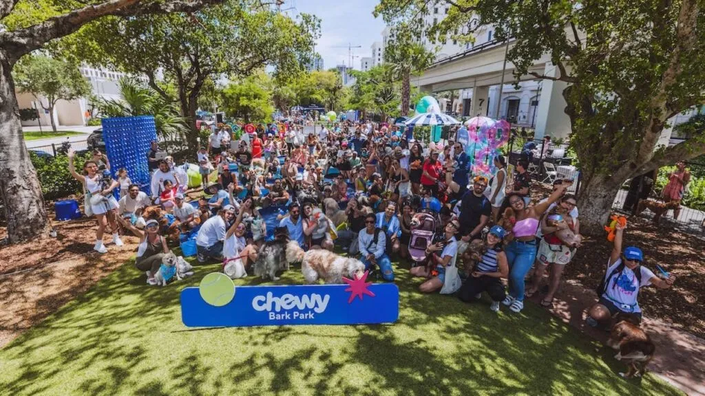 Pool party para perros en Miami obtiene Récord Guinness con cientos de mascotas participantes