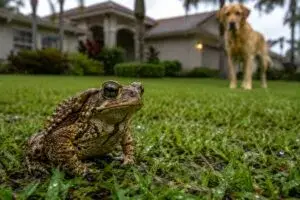 Sapo de caña reaparece con las lluvias en Florida y representa riesgo para perros y gatos
