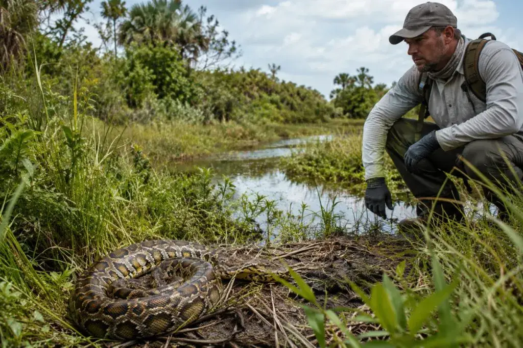 Florida Python Challenge ofrece hasta 10 mil dólares por capturar pitones birmanas en Everglades y proteger la fauna local