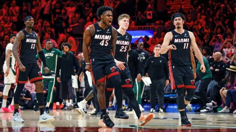 Jugadores del Miami Heat durante la preparación del equipo para la temporada 2026-2027 de la NBA.