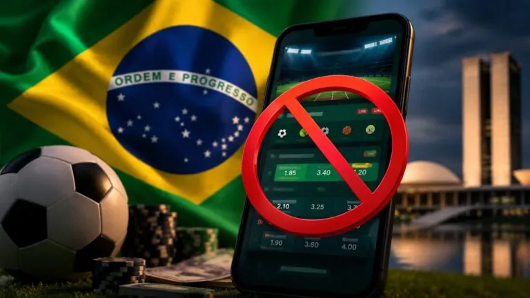 Brasil prohíbe las apuestas deportivas y los casinos en línea