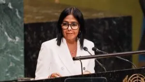 Delcy Rodríguez anuncia elecciones en Venezuela durante su intervención ante la Asamblea General de la ONU