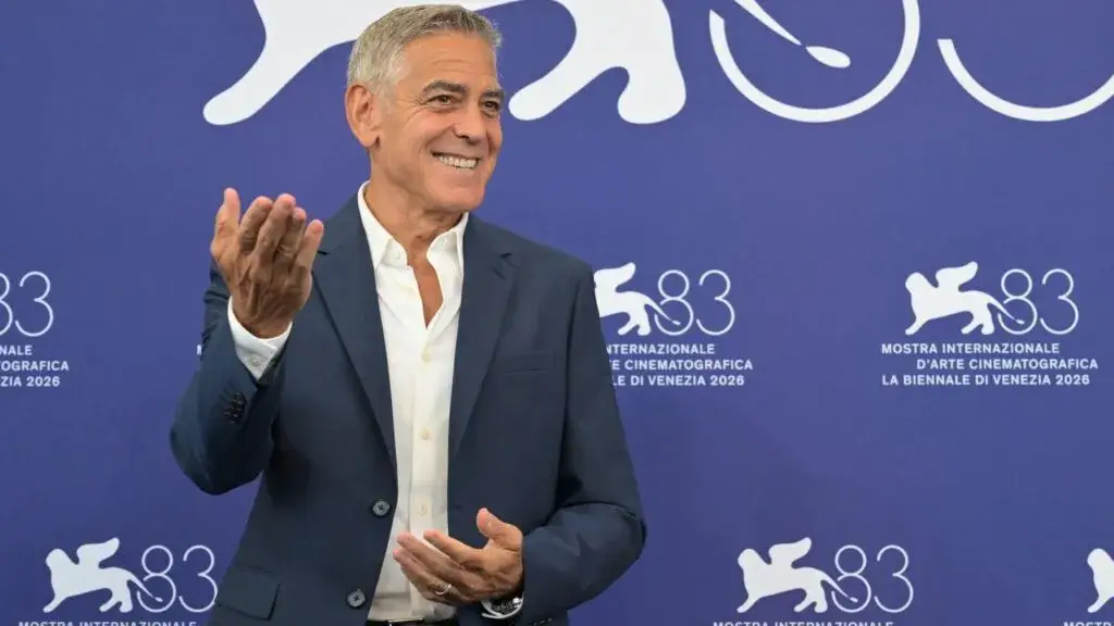 George Clooney critica la situación política de Estados Unidos durante el Festival de Venecia