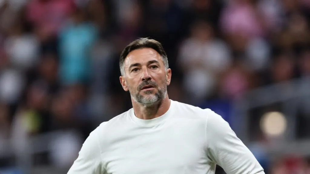 Inter Miami disputa el balón ante San Diego durante el empate que evidenció fallas defensivas en la MLS en Miami.