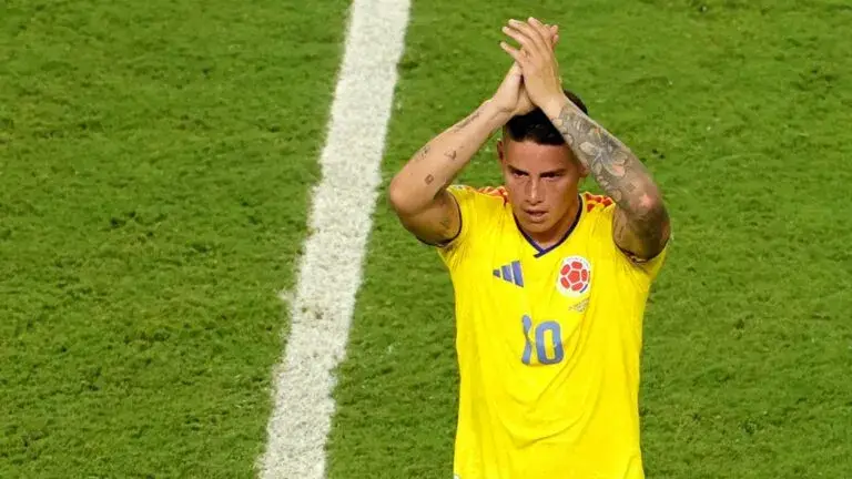 James Rodríguez termina su trayectoria con la selección de Colombia después de 15 años