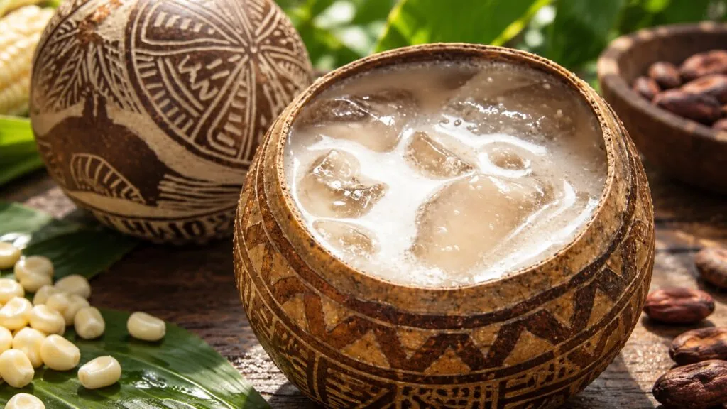 Pozol tabasqueño elaborado con maíz y cacao como símbolo de la tradición mexicana y la diversidad cultural de Miami.