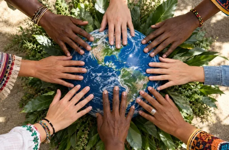 Representación de la diversidad cultural de México durante la conmemoración del Día de la Raza 2026.