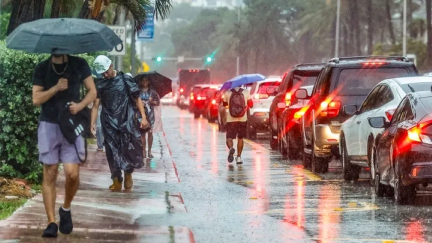 Clima en Miami con lluvias y fuertes vientos durante este lunes